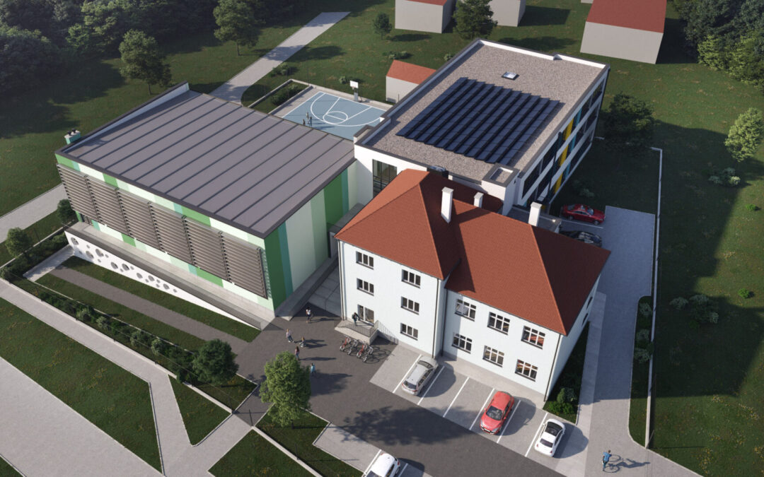 3D prikazi planirane dogradnje škole